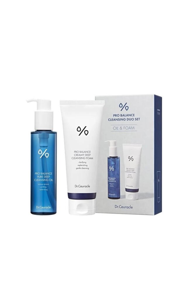 Dr. Ceuracle Pro Balance Temizleyici İkili Set (Yağ + Köpük)