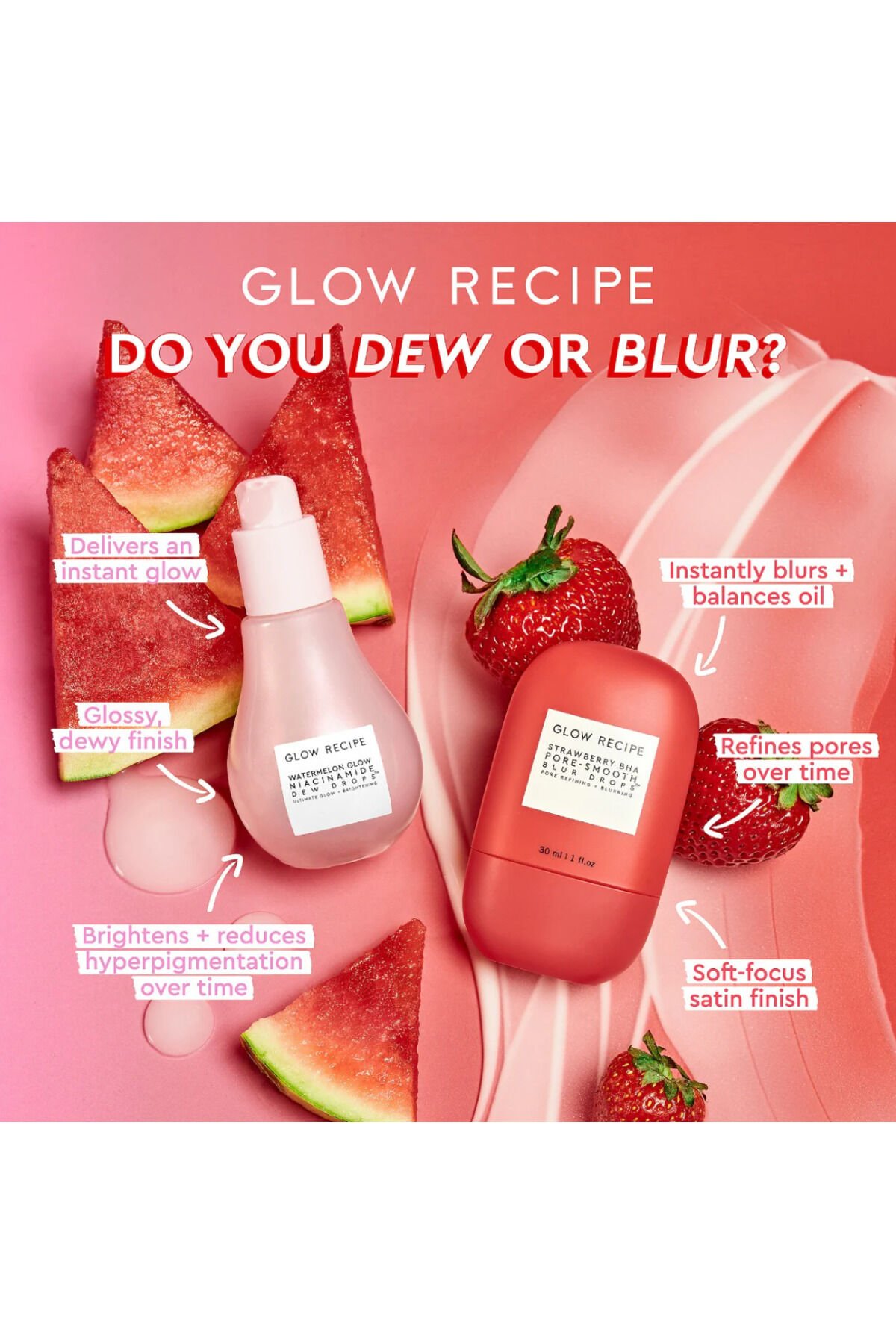 Watermelon Glow Niacinamide Dew Drops Serum 40 ml