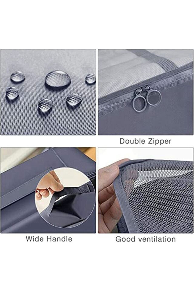 Seyahat Organizatör Bavul Ambalaj Seti Saklama Kutuları, Hurcu, Taşınabil bagaj 8 parça