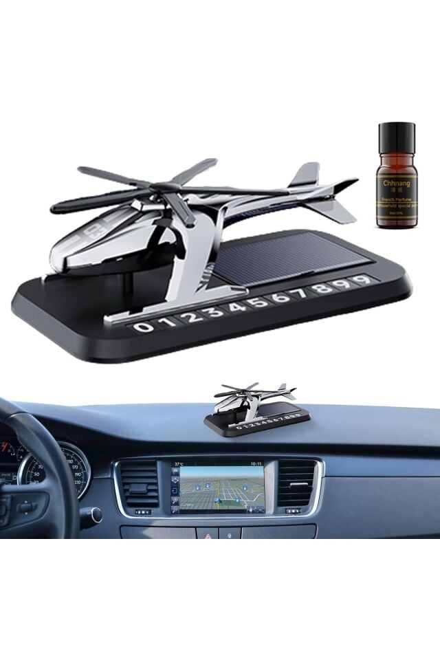 Oto Parfüm Helikopter Araç Kokuları Park Kartı, Oda Parfümü ve Telefon Plakası - Uçucu Yağ Difüzörü