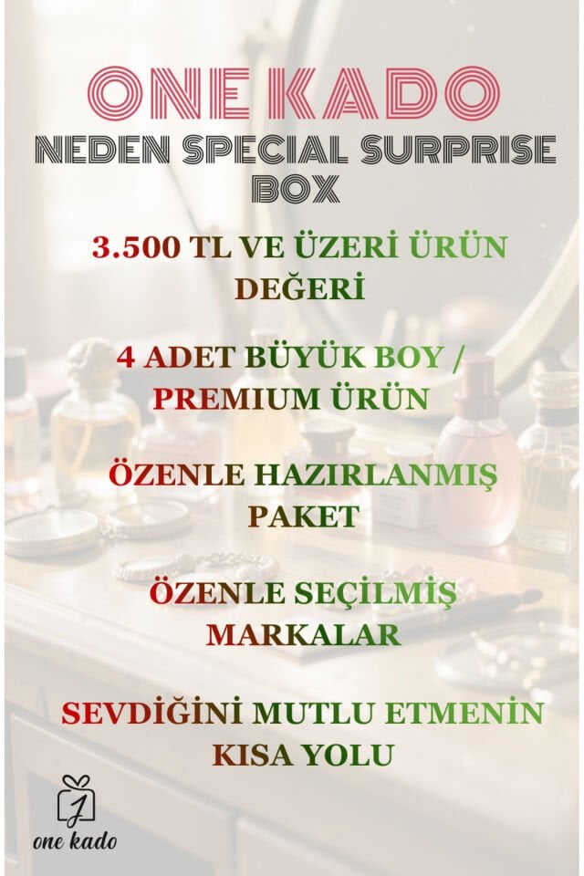 Premium Kozmetik Kutusu | 4 Adet Yüksek Segment Ürün | 3.500 TL Üzeri Değer