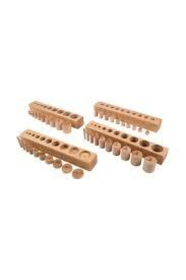 Montessori Kulplu Silindirler