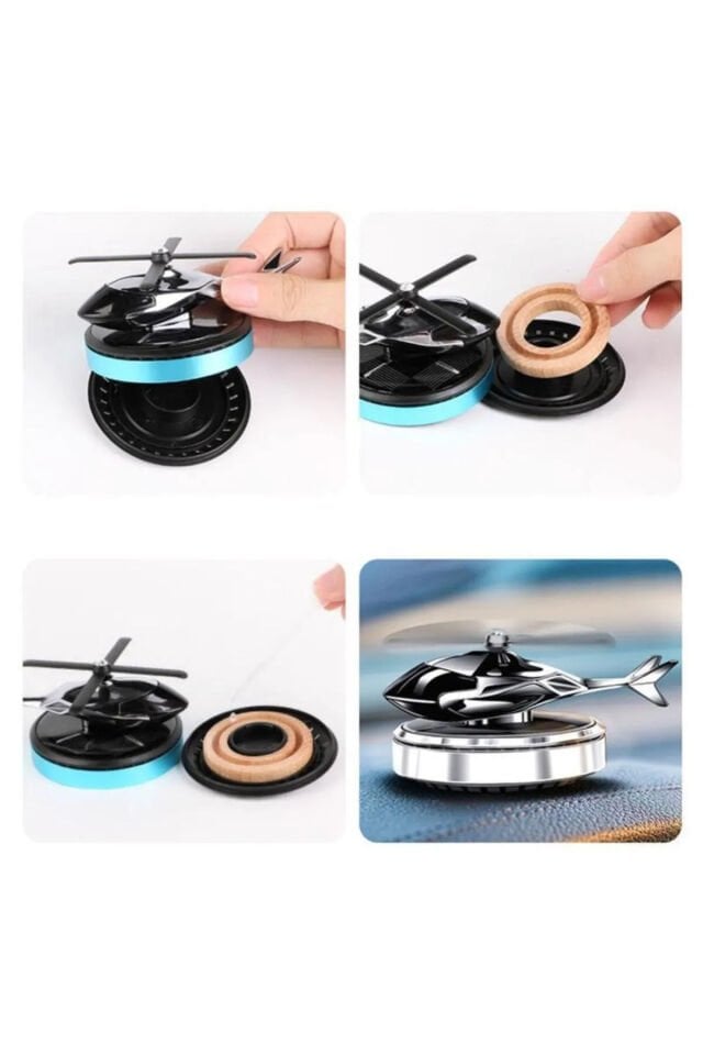 Araba Aksesuarı / Esansı - Helikopter - Jet (METAL KROM) Oto Parfüm Jet
