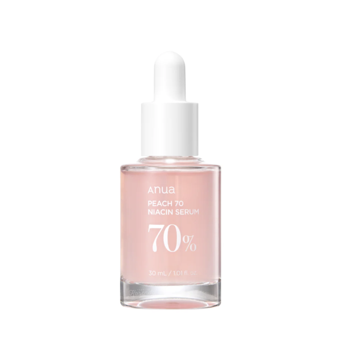 Anua - Peach 70% Niacinamide Serum (Leke ve Geniş Gözenek Karşıtı Parlatıcı Şeftali Özlü Serum) 30ml