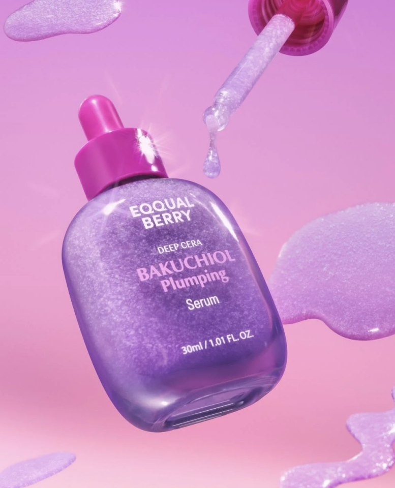 Eqqualberry - Bakuchiol Plumping Serum (Kırışıklık ve Geniş Gözenek Önleyici 13 Çeşit Peptitli Bakuchiol Serumu) 30ml